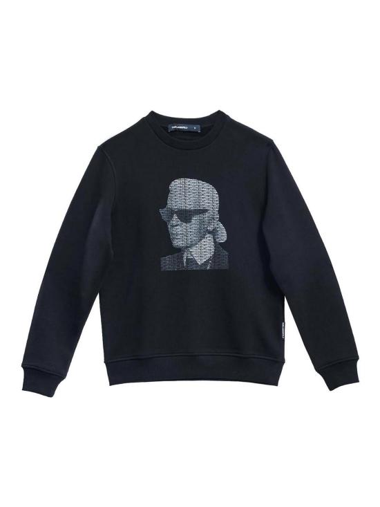 25FW 칼라거펠트 긴팔 티셔츠 705031554906990 Black