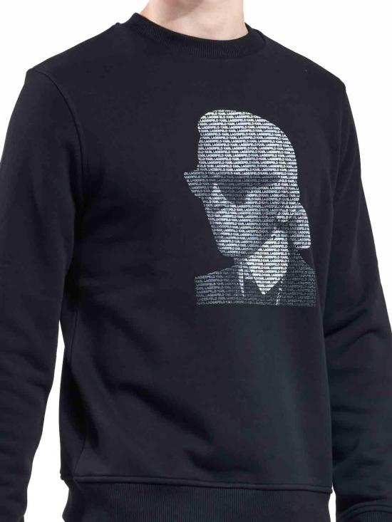 25FW 칼라거펠트 긴팔 티셔츠 705031554906990 Black - KARL LAGERFELD