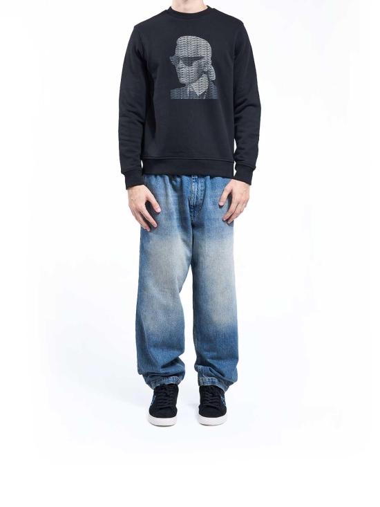 25FW 칼라거펠트 긴팔 티셔츠 705031554906990 Black - KARL LAGERFELD