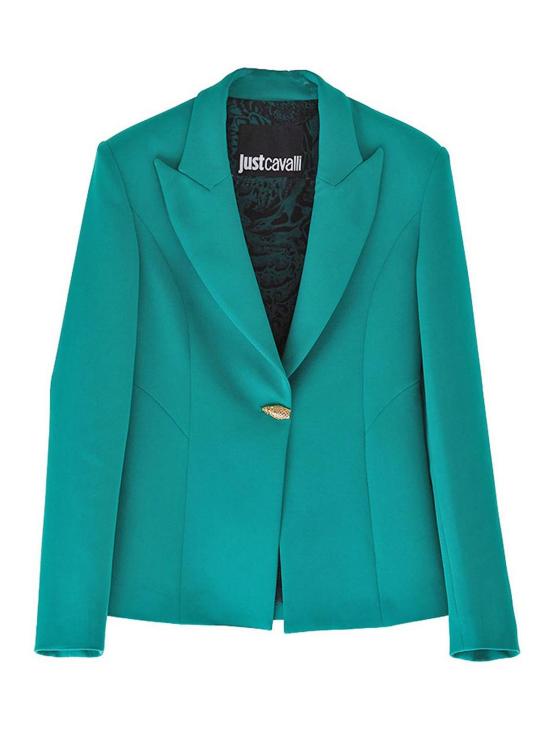  저스트까발리 수트 자켓 77PAQ702N0373CADMIUM Green