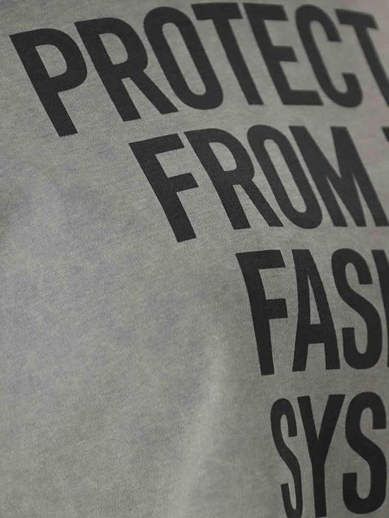  모스키노 반팔 티셔츠 70204421888 Grey - MOSCHINO