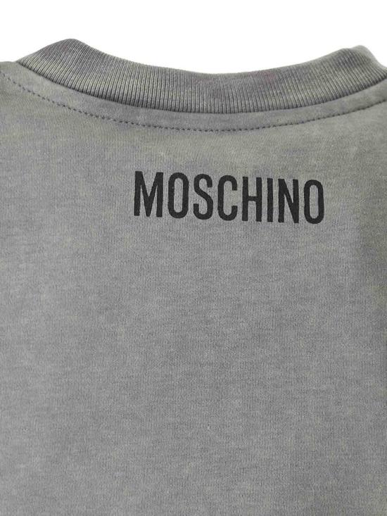  모스키노 반팔 티셔츠 70204421888 Grey - MOSCHINO