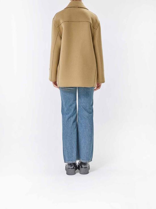 25FW 모스키노 코트 61182170084 Brown - MOSCHINO