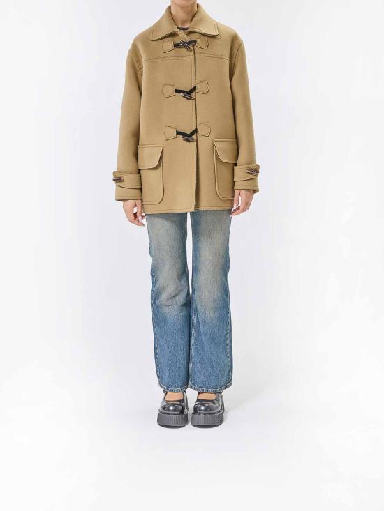 25FW 모스키노 코트 61182170084 Brown - MOSCHINO