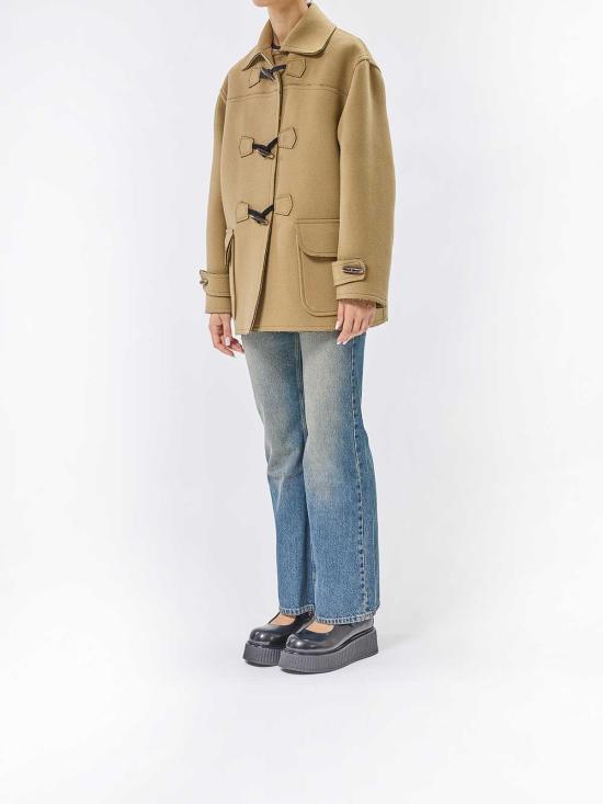 25FW 모스키노 코트 61182170084 Brown - MOSCHINO