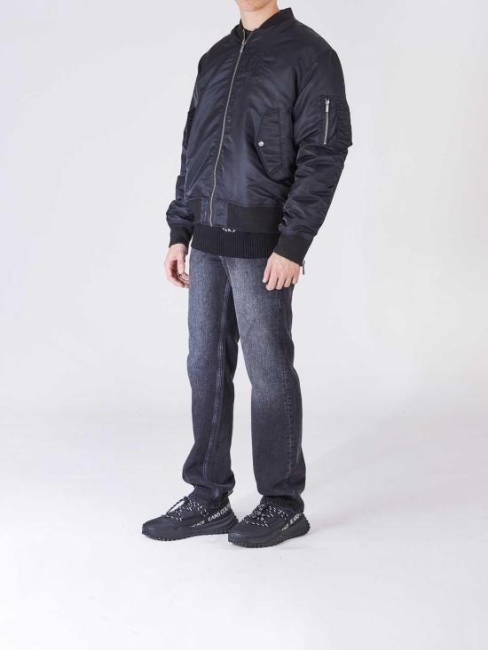  저스트까발리 봄버 자켓 77OASD21CQD82BLACK Black - JUST CAVALLI