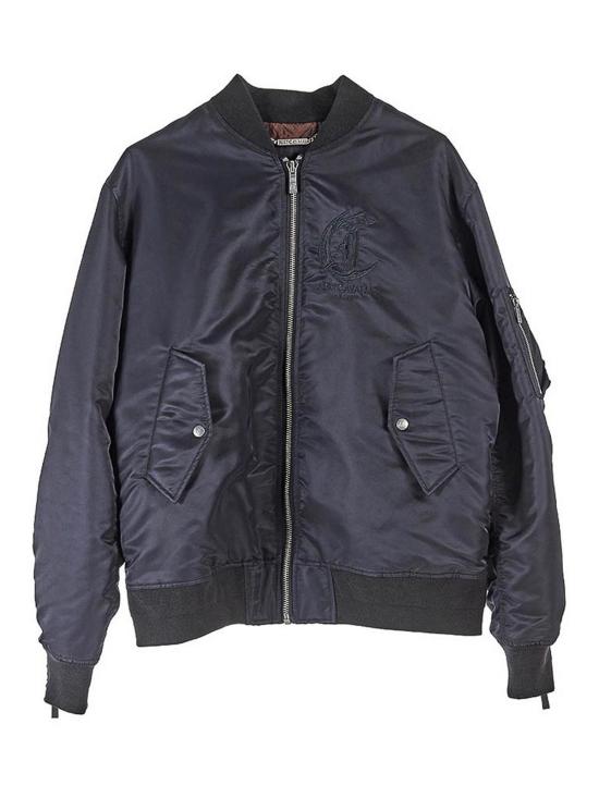  저스트까발리 봄버 자켓 77OASD21CQD82BLACK Black