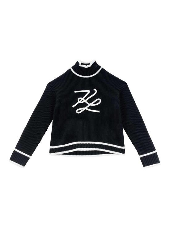 25FW 칼라거펠트 터틀넥 A4W18051999 Black