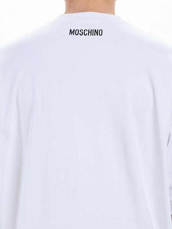 25FW 모스키노 반팔 티셔츠 07015442M1001 White - MOSCHINO