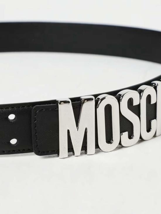  모스키노 가죽 벨트 801280014555 Black - MOSCHINO