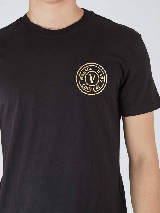  베르사체 반팔 티셔츠 77GAHT00CJ00T899 Black - VERSACE