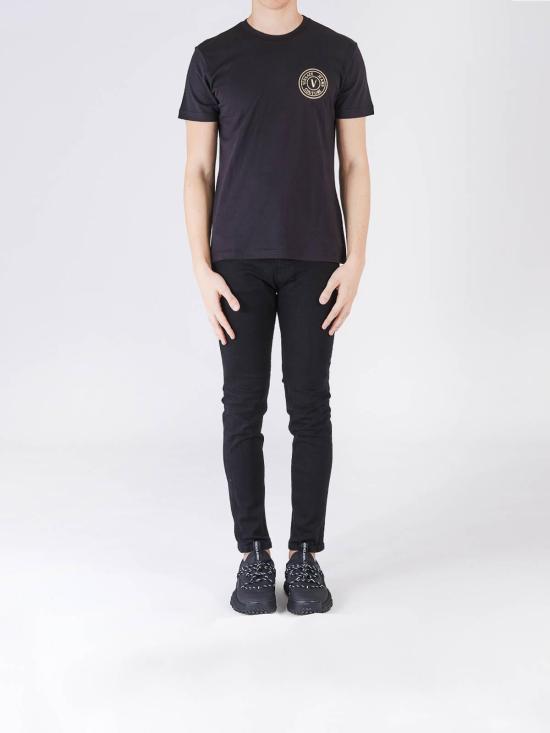  베르사체 반팔 티셔츠 77GAHT00CJ00T899 Black - VERSACE