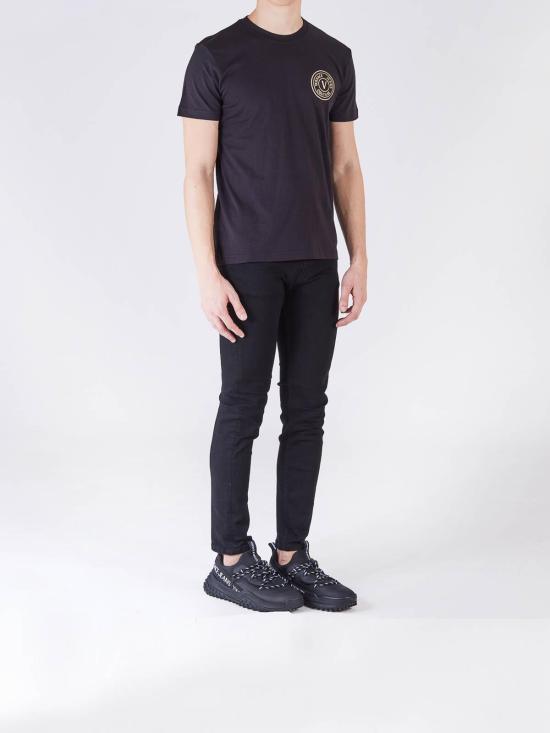  베르사체 반팔 티셔츠 77GAHT00CJ00T899 Black - VERSACE