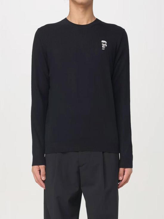  칼라거펠트 긴팔 티셔츠 655013534399990 Black - KARL LAGERFELD