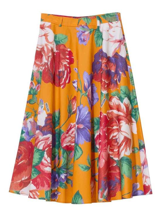 26SS 모스키노 미디 스커트 010205651124 Multicolour