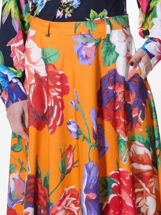 26SS 모스키노 미디 스커트 010205651124 Multicolour - MOSCHINO