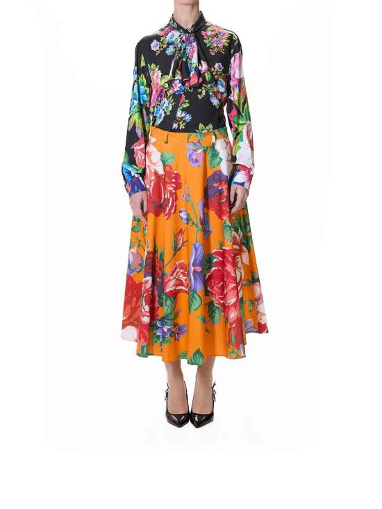 26SS 모스키노 미디 스커트 010205651124 Multicolour - MOSCHINO