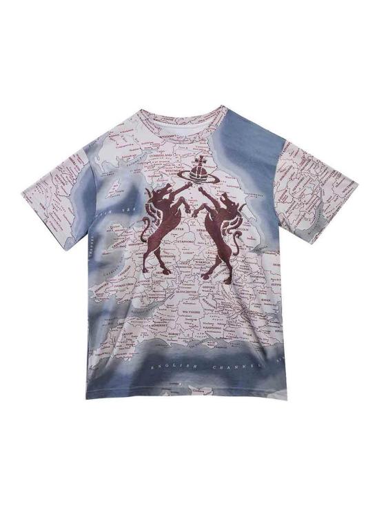 26SS 비비안웨스트우드 반팔 티셔츠 3G01004RJ001MJ402 Multicolour