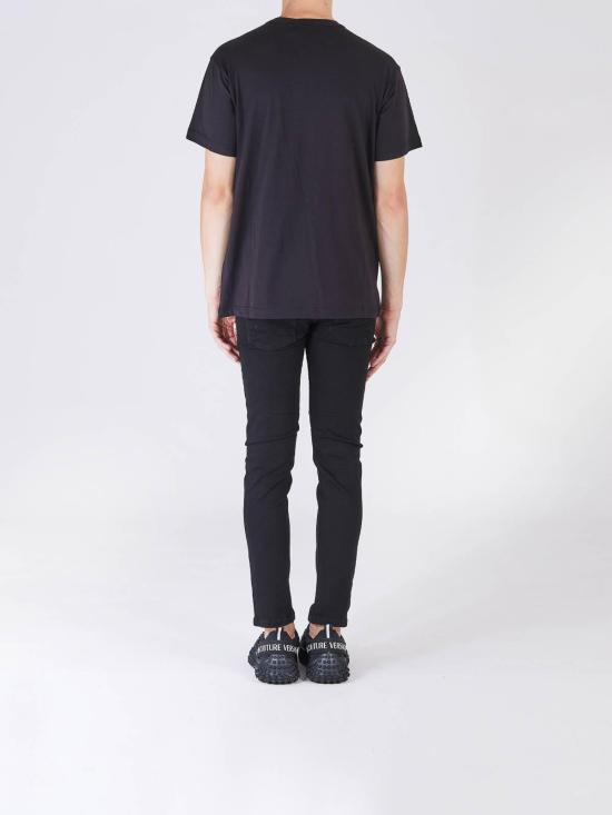  베르사체 반팔 티셔츠 77GAHG03CJ00G899 Black - VERSACE