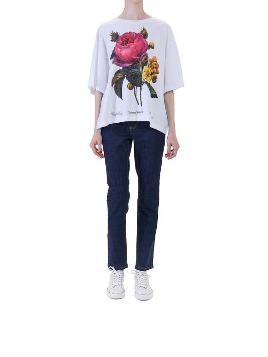 26SS 비비안웨스트우드 반팔 티셔츠 3G010055J00B9DA401 White - VIVIENNE WESTWOOD