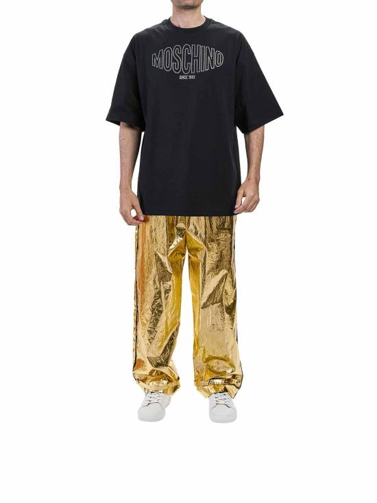 26SS 모스키노 반팔 티셔츠 071002413888 Black - MOSCHINO