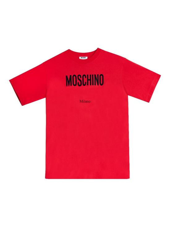 26SS 모스키노 반팔 티셔츠 071302411115 Red