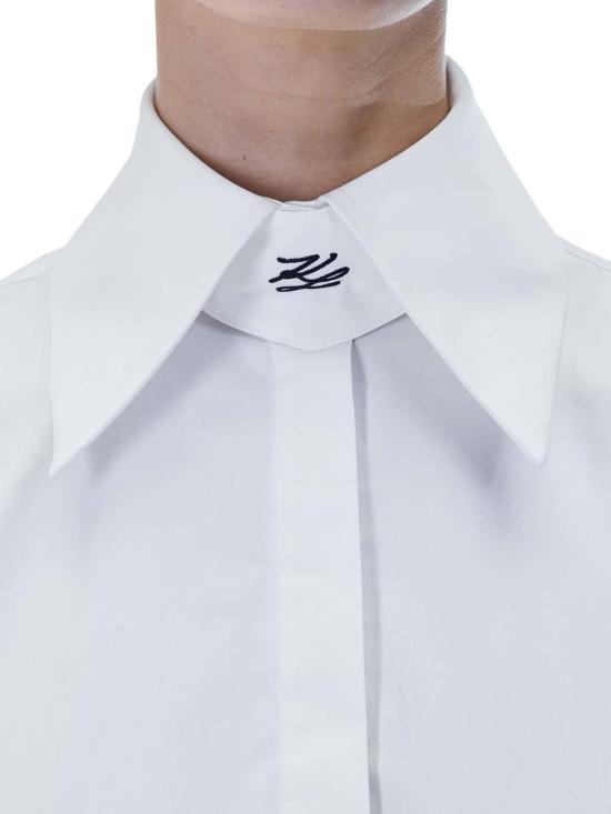 25FW 칼라거펠트 블라우스 A4W11035100 White - KARL LAGERFELD