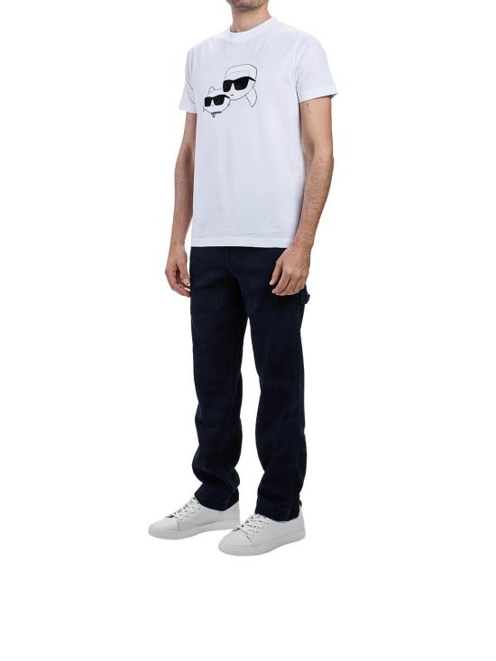 26SS 칼라거펠트 반팔 티셔츠 KM75506155224110 White - KARL LAGERFELD