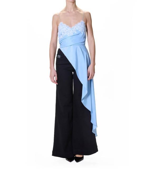 26SS 모스키노 민소매 티셔츠 080105450304 Light Blue - MOSCHINO