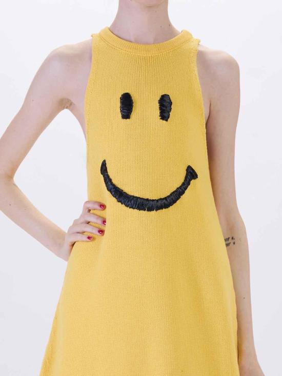 26SS 모스키노 숏 원피스 49004063028 Yellow - MOSCHINO