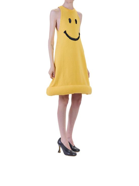 26SS 모스키노 숏 원피스 49004063028 Yellow - MOSCHINO