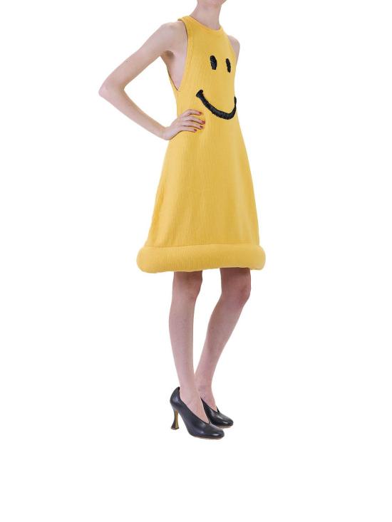 26SS 모스키노 숏 원피스 49004063028 Yellow - MOSCHINO