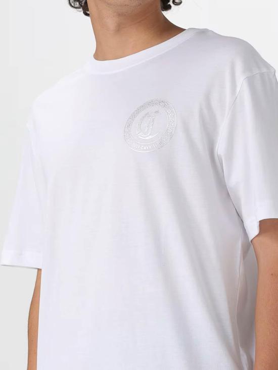 25FW 저스트까발리 반팔 티셔츠 79OAHT11CJ500003 White - JUST CAVALLI