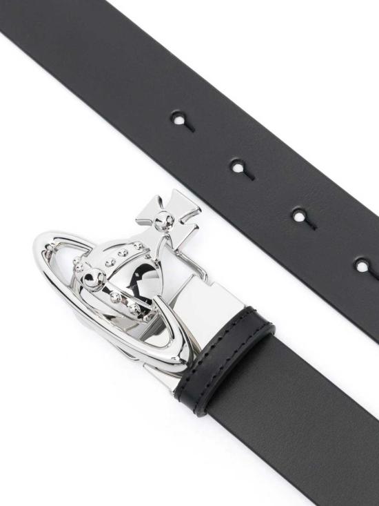  비비안웨스트우드 가죽 벨트 82010076UL008NN401 Black - VIVIENNE WESTWOOD