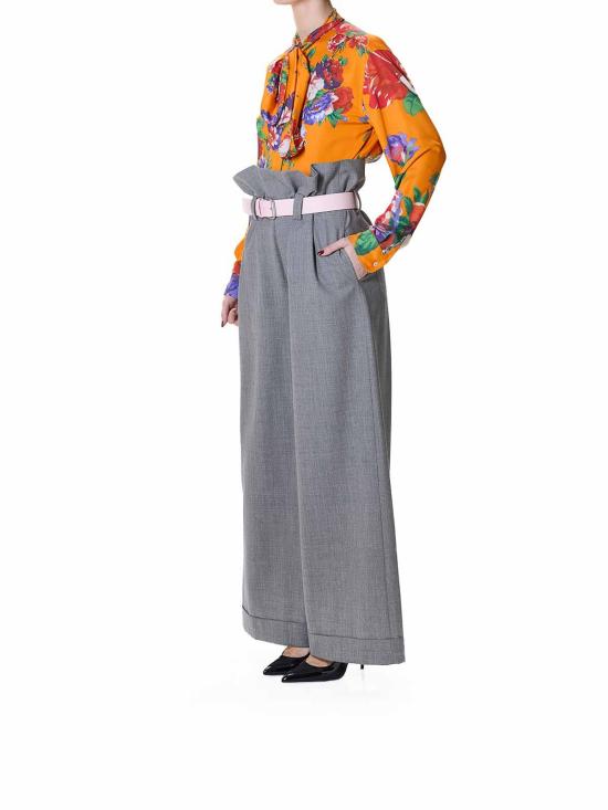 26SS 모스키노 수트 팬츠 031805220497 Grey - MOSCHINO