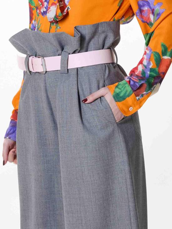 26SS 모스키노 수트 팬츠 031805220497 Grey - MOSCHINO
