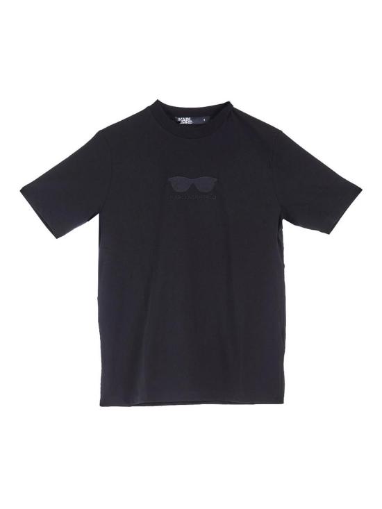  칼라거펠트 반팔 티셔츠 755445544225990 Black