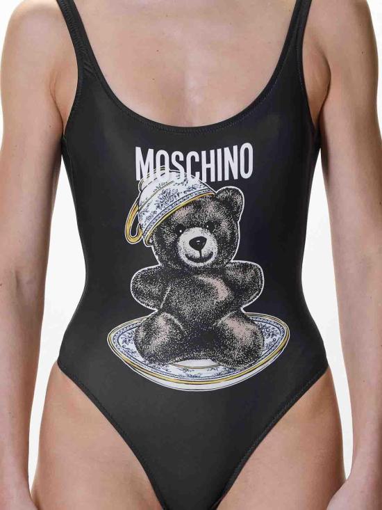25FW 모스키노 원피스 수영복 420455771555 Black - MOSCHINO