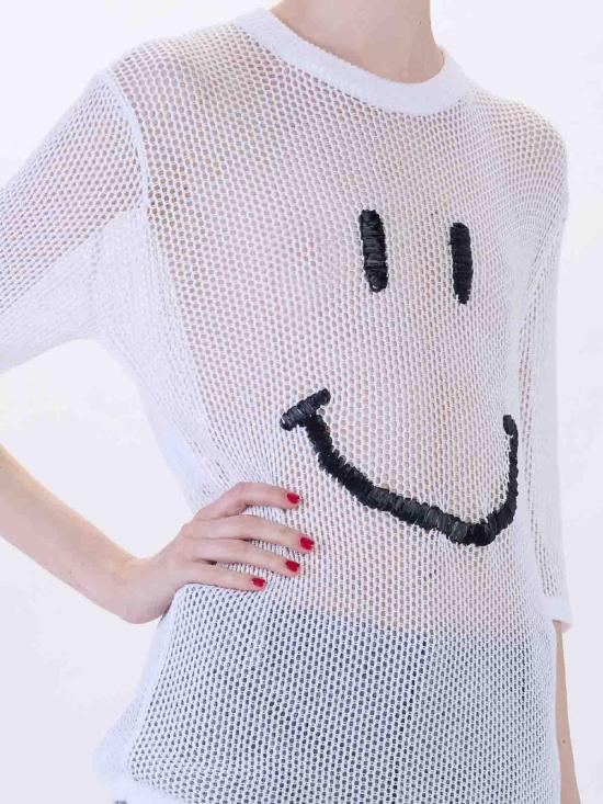 26SS 모스키노 반팔 티셔츠 092304811001 White - MOSCHINO