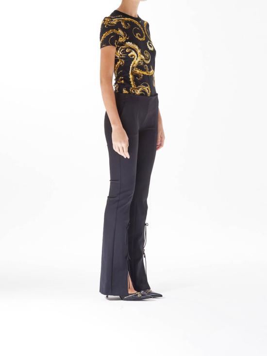  베르사체 스트레이트 팬츠 77HAA115N0394899 Black - VERSACE