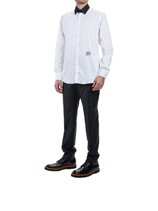 26SS 칼라거펠트 긴팔 셔츠 KM60511655260219 White - KARL LAGERFELD