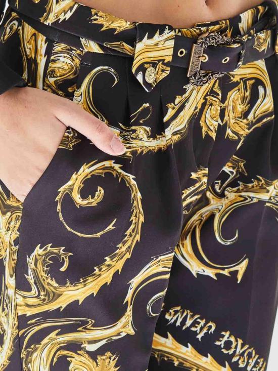  베르사체 스트레이트 팬츠 77HAB5S0ES118LO1G89 Black - VERSACE