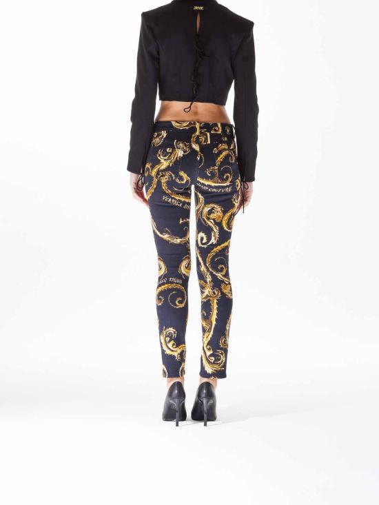  베르사체 스트레이트 팬츠 77HAB5S0ES118LO1G89 Black - VERSACE
