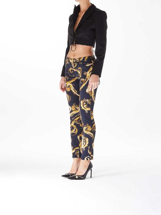  베르사체 스트레이트 팬츠 77HAB5S0ES118LO1G89 Black - VERSACE