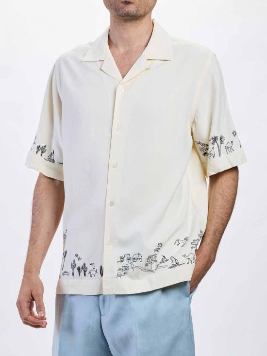 26SS 폴 스미스 반팔 셔츠 M1R905UEV0303604 Cream - PAUL SMITH