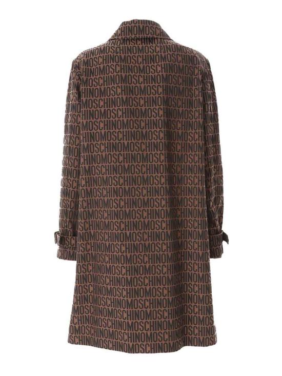  모스키노 트렌치 코트 060477151103 Brown - MOSCHINO