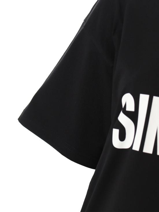  모스키노 반팔 티셔츠 70404411555 Black - MOSCHINO