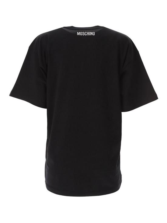  모스키노 반팔 티셔츠 70404411555 Black - MOSCHINO