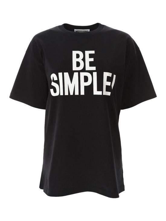  모스키노 반팔 티셔츠 70404411555 Black