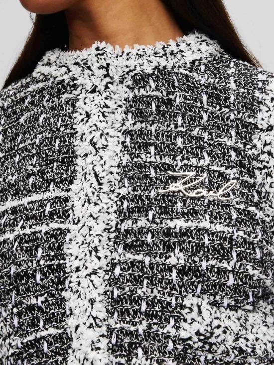  칼라거펠트 가디건 246W2006801 Black - KARL LAGERFELD